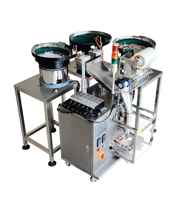 MK-LS3三盤下料螺絲包裝機