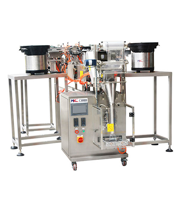 MK-LS5五盤下料五金螺絲配件分揀包裝機