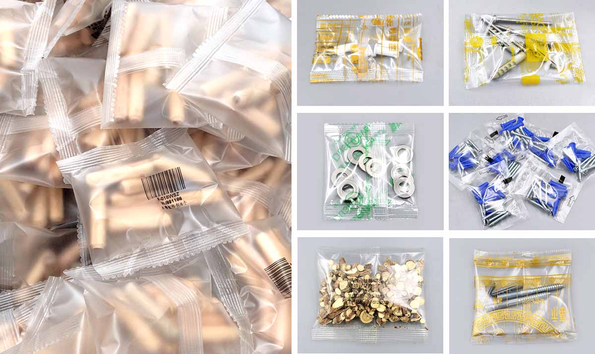 五金分揀包裝機樣袋 五金分揀包裝機樣袋