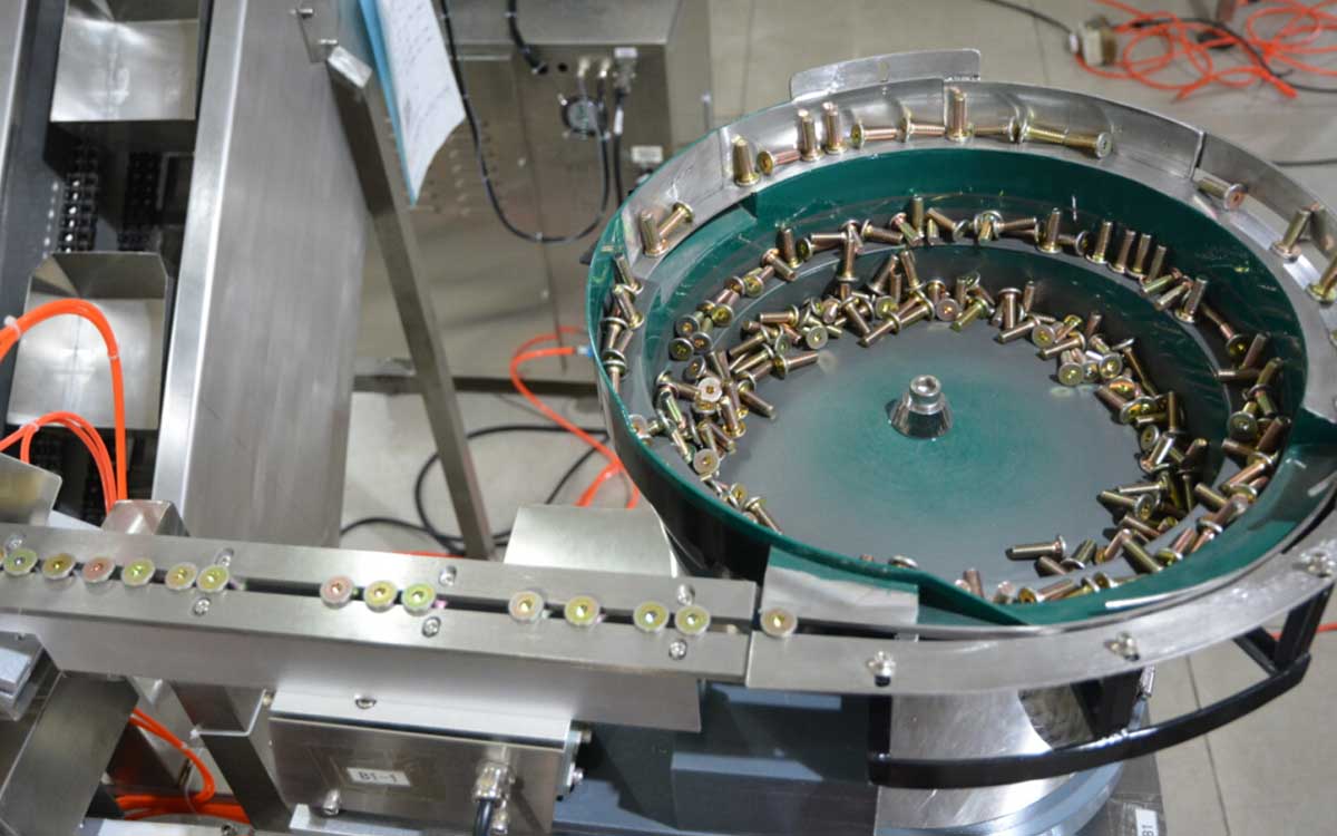 五金螺絲包裝機振動盤工作原理