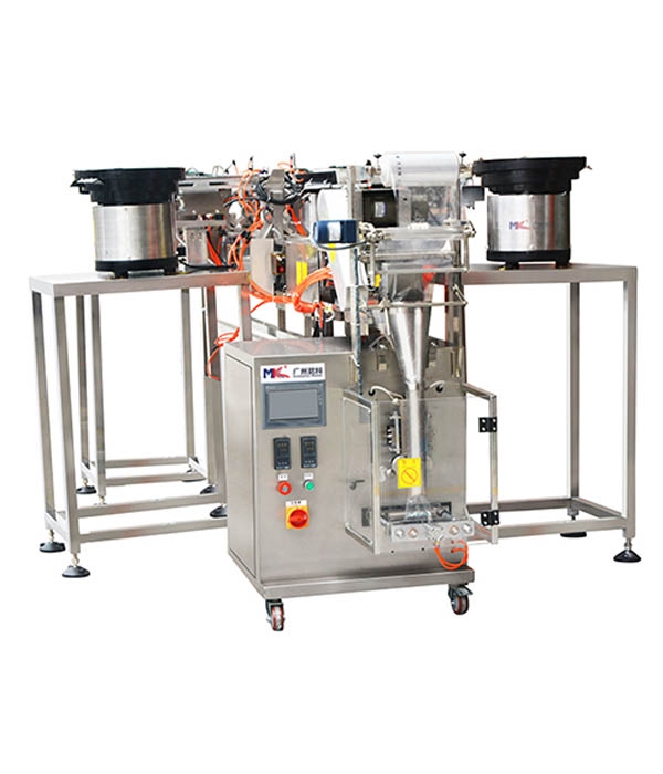 MK-LS5五盤(pán)下料五金螺絲配件分揀包裝機(jī)